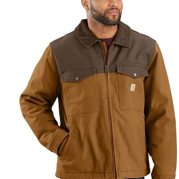 Carhartt Montana Rugged Flex Relaxed Fit Duck Insulated Jacket- 2 - Picture 1 of 10